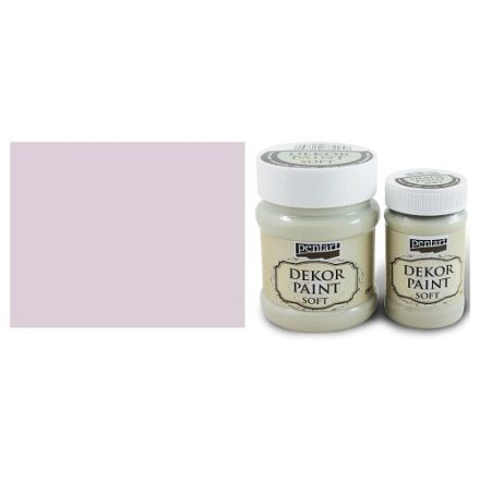 Pentart Dekor Paint Soft - Viktoriánus rózsaszín - 100ml