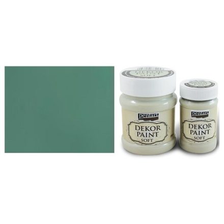 Pentart Dekor Paint Soft - Türkiz zöld -  230ml