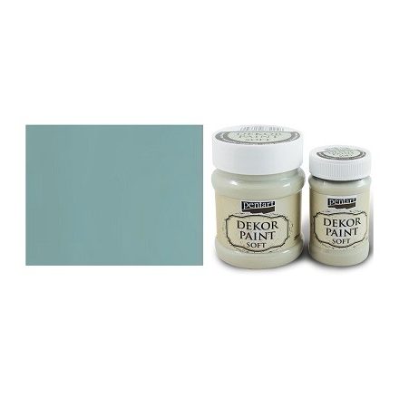 Pentart Dekor Paint Soft - Country kék -  230ml