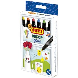 Jovi viaszkréta üvegre - 6 szín Jovi viaszkréta üvegre - 6 szín