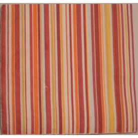 Szalvéta - Csíkos Piros Narancs Sárga Fehér