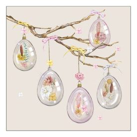 Húsvéti szalvéta  - Üvegtojások Húsvéti szalvéta  - Üvegtojások