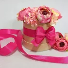 Selyemvirág box - Rózsaszín tavasz