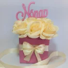 Selyemvirág box - Nőnapi rózsás