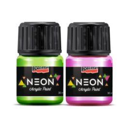 Neon és sötétben világító akrilfesték