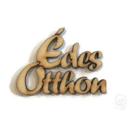 Otthon és család felirat