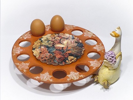 tojástartó dekoráció